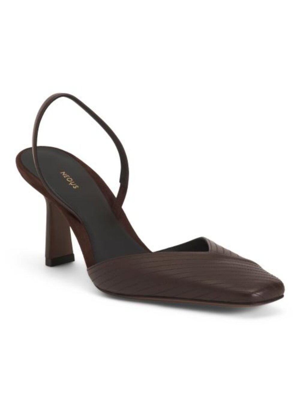 NEOUS Made In Italy Leather Dulmun Heeled Mules